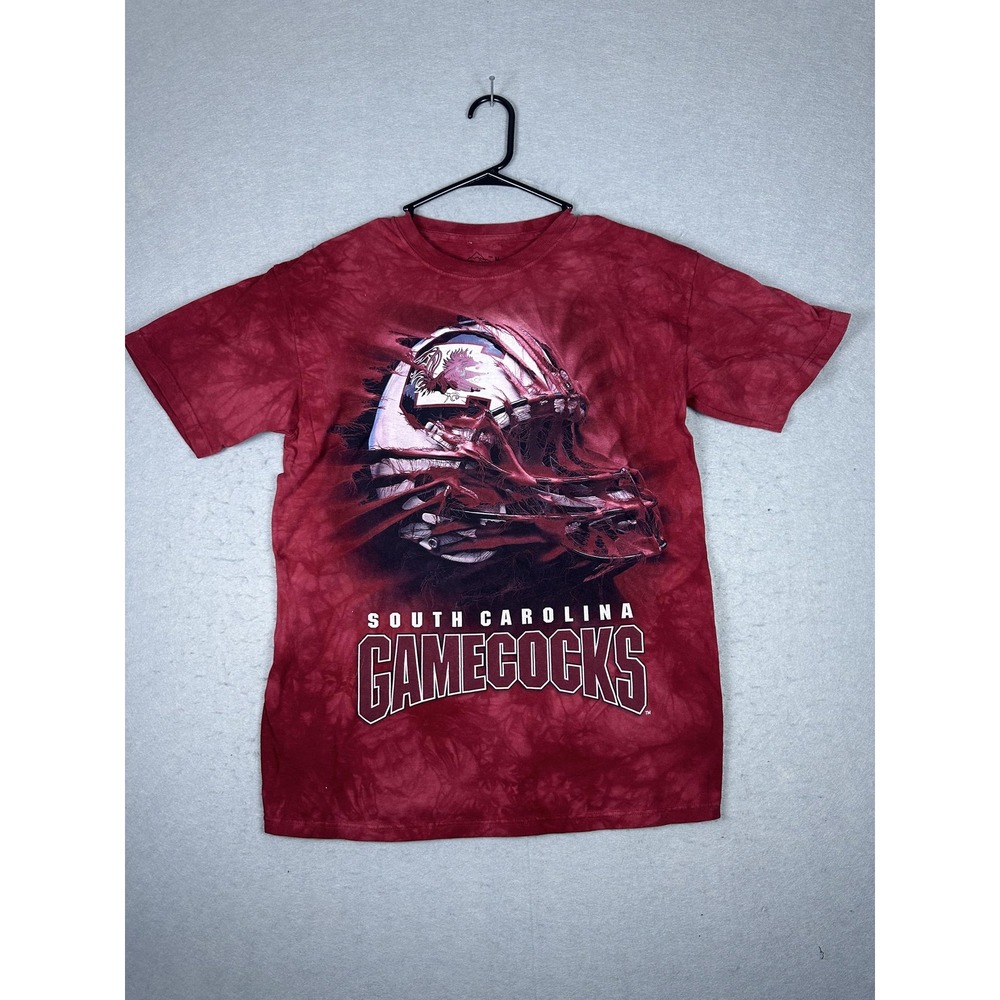South Carolina Gamecocks Shirt Mens Medium Red NCAA‎ Football Tie Dye Cotton Tee